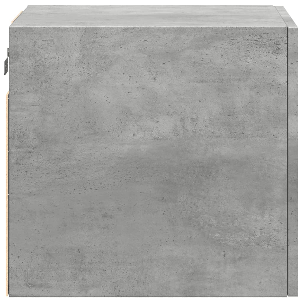 Mobile a Parete Grigio Cemento 40x42,5x40 cm Legno Multistrato 846099