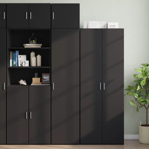 Mobile a Parete Nero 45x42,5x40 cm in Legno Multistrato 846104