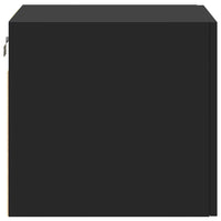 Mobile a Parete Nero 45x42,5x40 cm in Legno Multistrato 846104