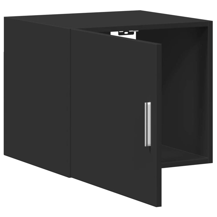 Mobile a Parete Nero 45x42,5x40 cm in Legno Multistrato 846104