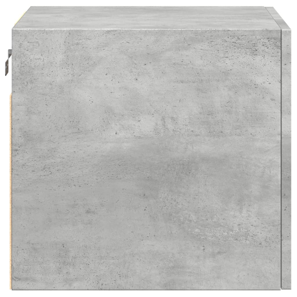 Mobile a Parete Grigio Cemento 45x42,5x40 cm Legno Multistrato 846106