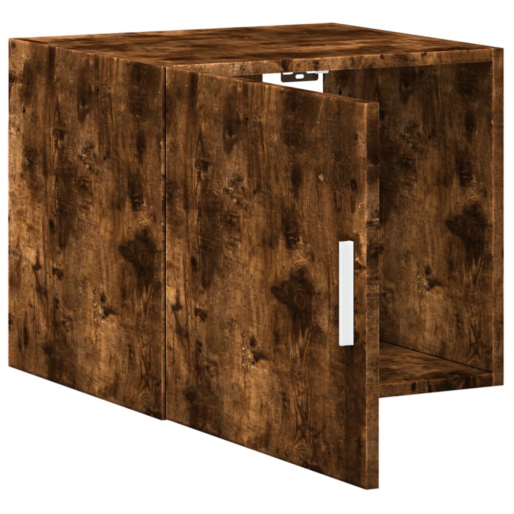 Mobile a Parete Rovere Fumo 45x42,5x40 cm in Legno Multistrato 846107