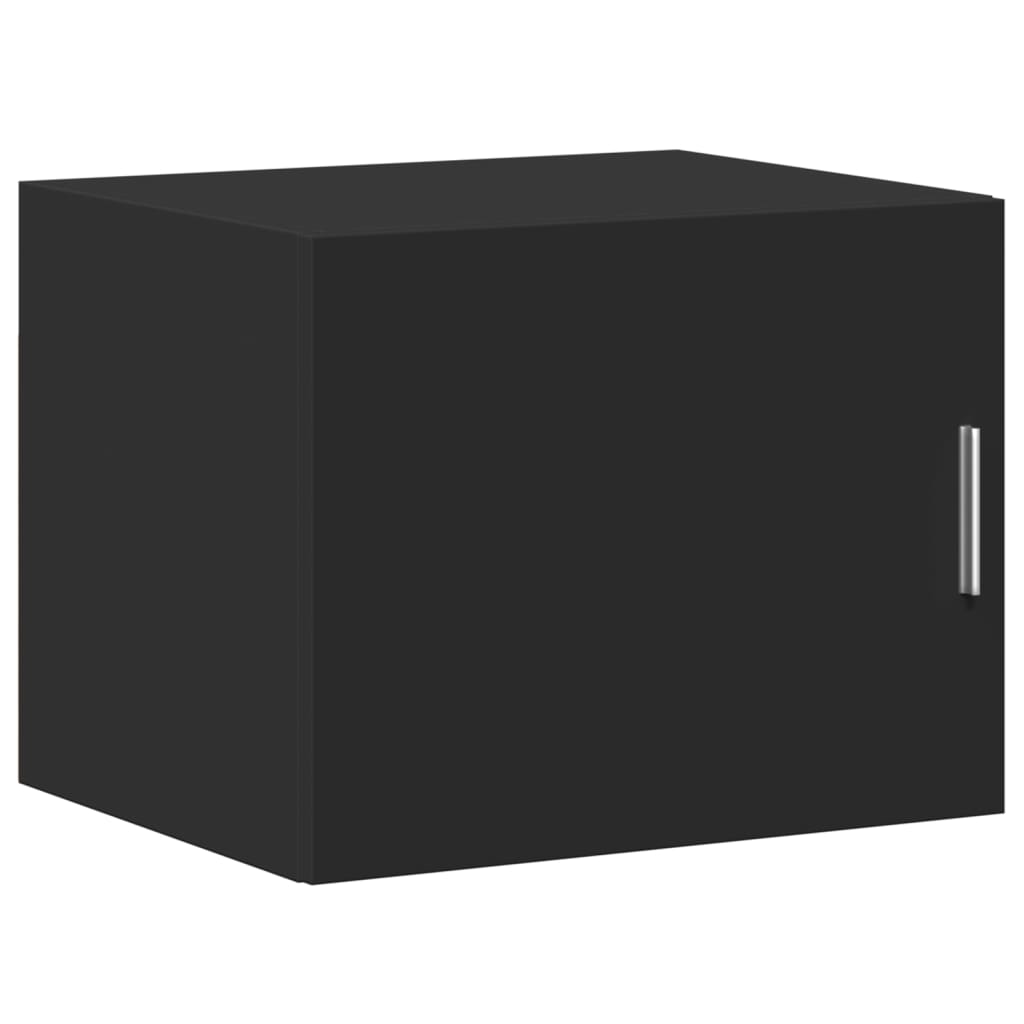 Mobile a Parete Nero 50x42,5x40 cm in Legno Multistrato 846111