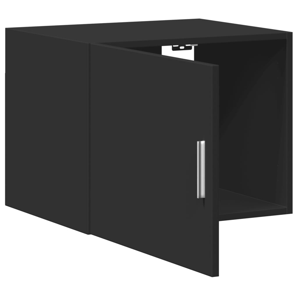 Mobile a Parete Nero 50x42,5x40 cm in Legno Multistrato 846111