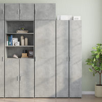 Mobile a Parete Grigio Cemento 50x42,5x40 cm Legno Multistrato 846113