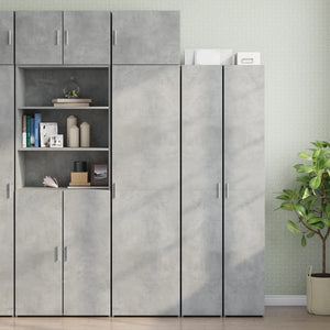 Mobile a Parete Grigio Cemento 50x42,5x40 cm Legno Multistrato 846113