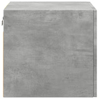 Mobile a Parete Grigio Cemento 50x42,5x40 cm Legno Multistrato 846113