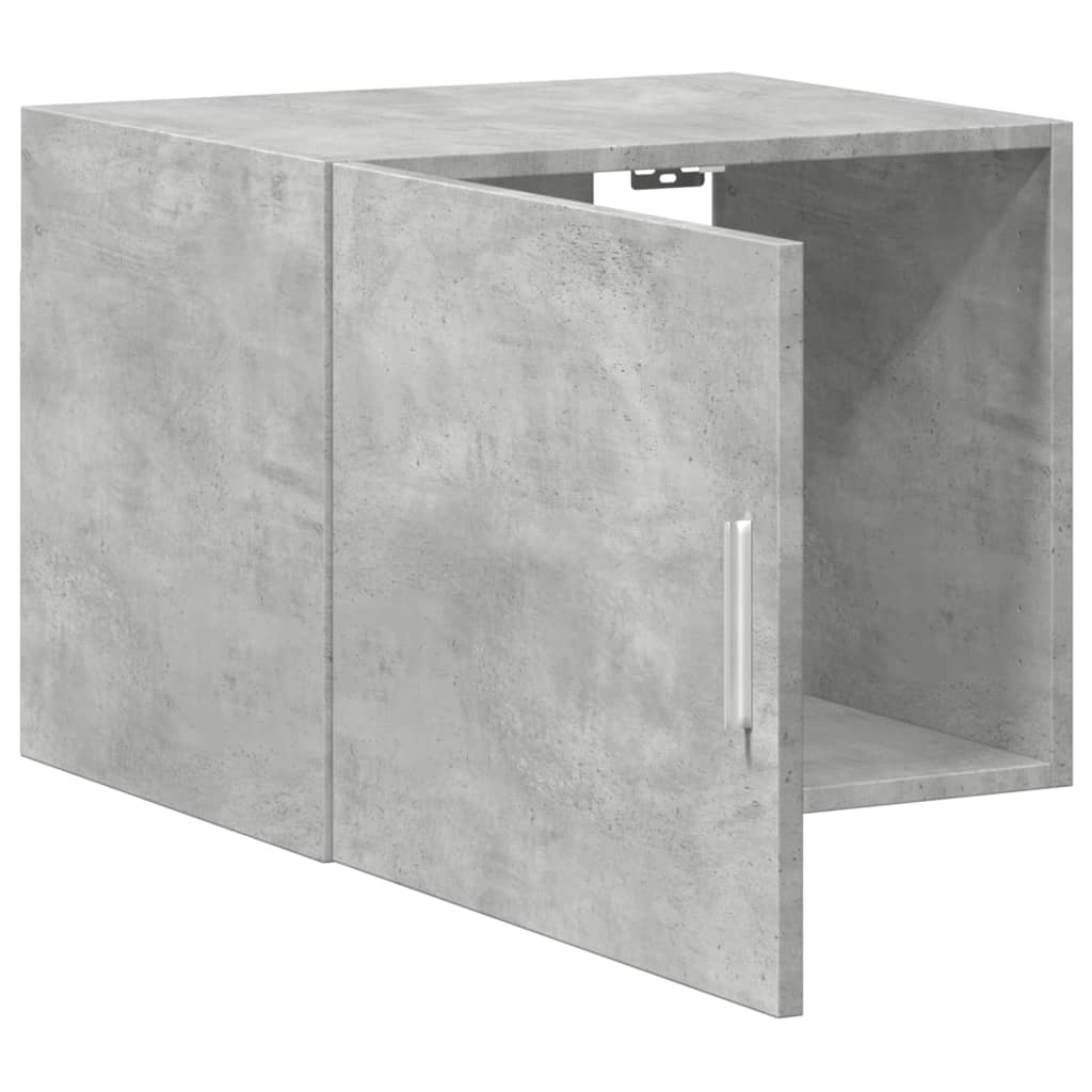 Mobile a Parete Grigio Cemento 50x42,5x40 cm Legno Multistrato 846113