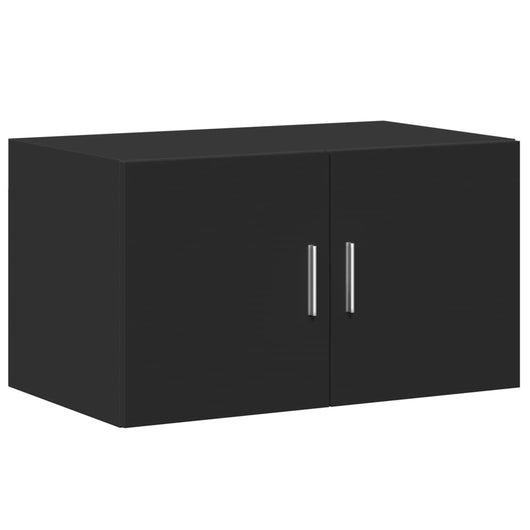 Mobile a Parete Nero 70x42,5x40 cm in Legno Multistrato 846118