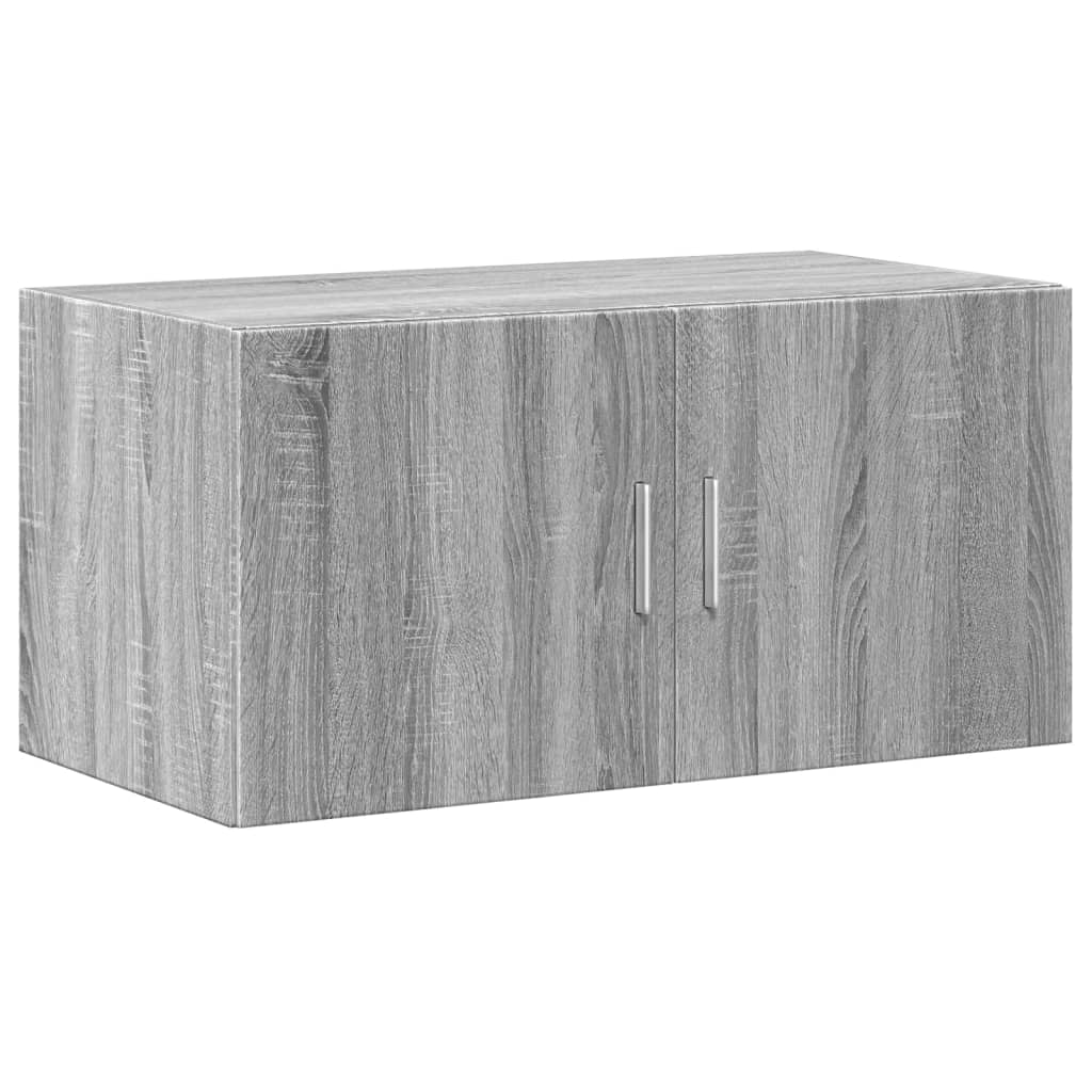 Mobile a Parete Grigio Sonoma 80x42,5x40cm in Legno Multistrato 846129