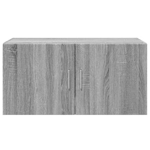 Mobile a Parete Grigio Sonoma 80x42,5x40cm in Legno Multistrato 846129