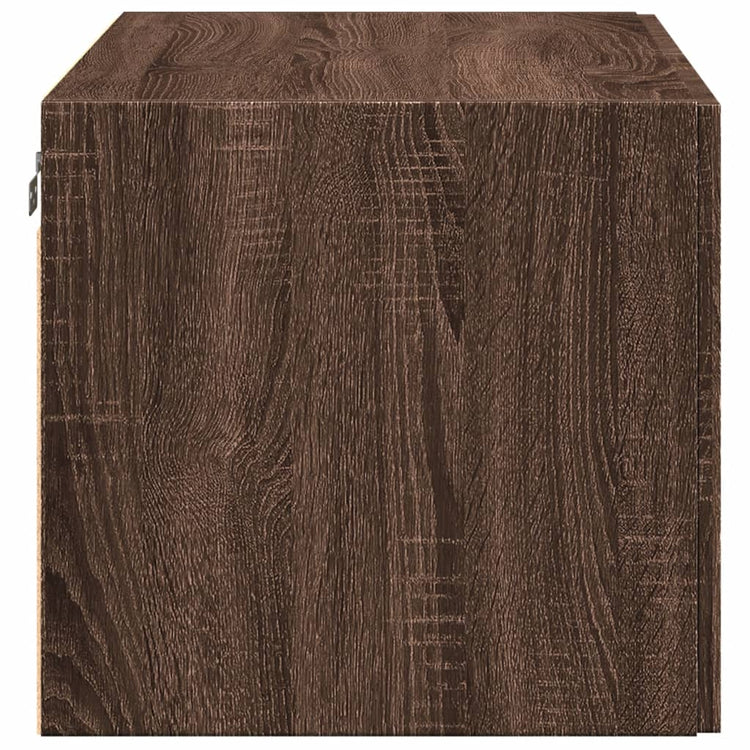 Mobile a Parete Rovere Marrone 80x42,5x40 cm Legno Multistrato 846130