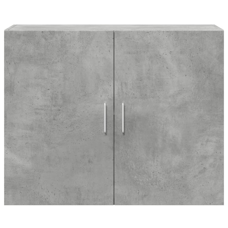 Mobile a Parete Grigio Cemento 80x42,5x64 cm Legno Multistrato 846134