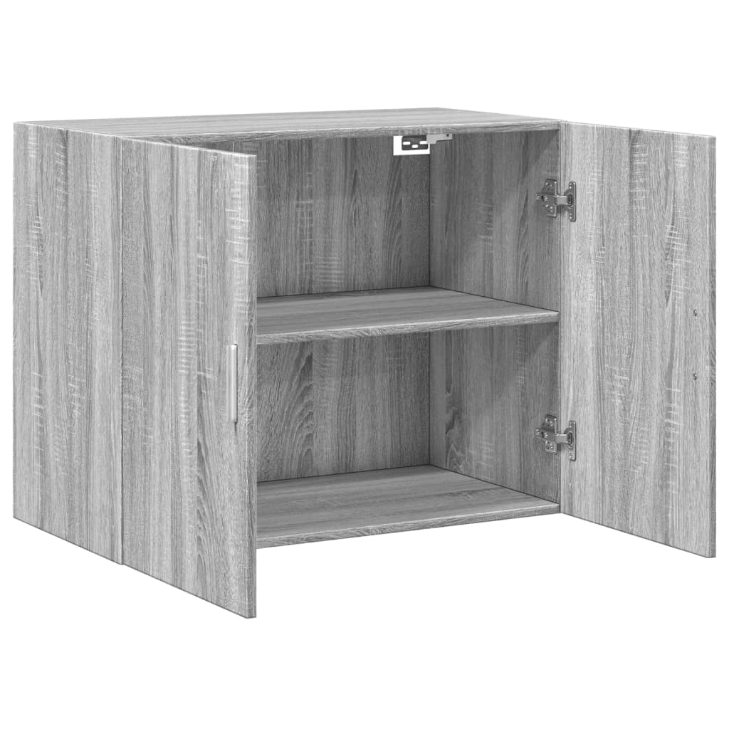 Mobile a Parete Grigio Sonoma 80x42,5x64cm in Legno Multistrato 846136