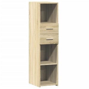 Credenza Rovere Sonoma 30x42,5x124 cm in Legno Multistrato 846154