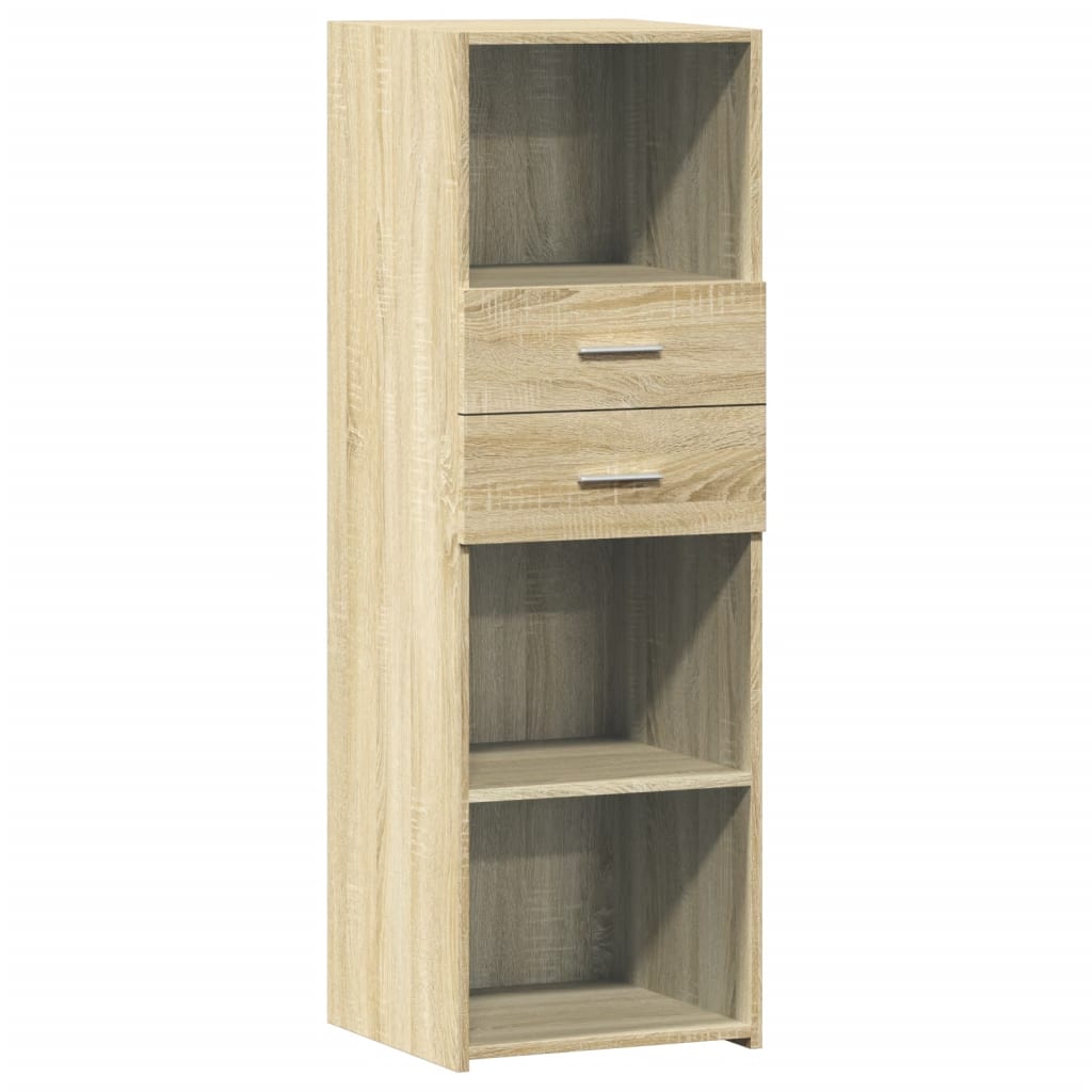 Credenza Rovere Sonoma 40x42,5x124 cm in Legno Multistrato 846161