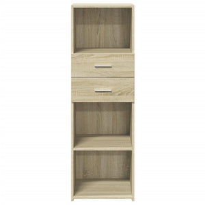 Credenza Rovere Sonoma 40x42,5x124 cm in Legno Multistrato 846161