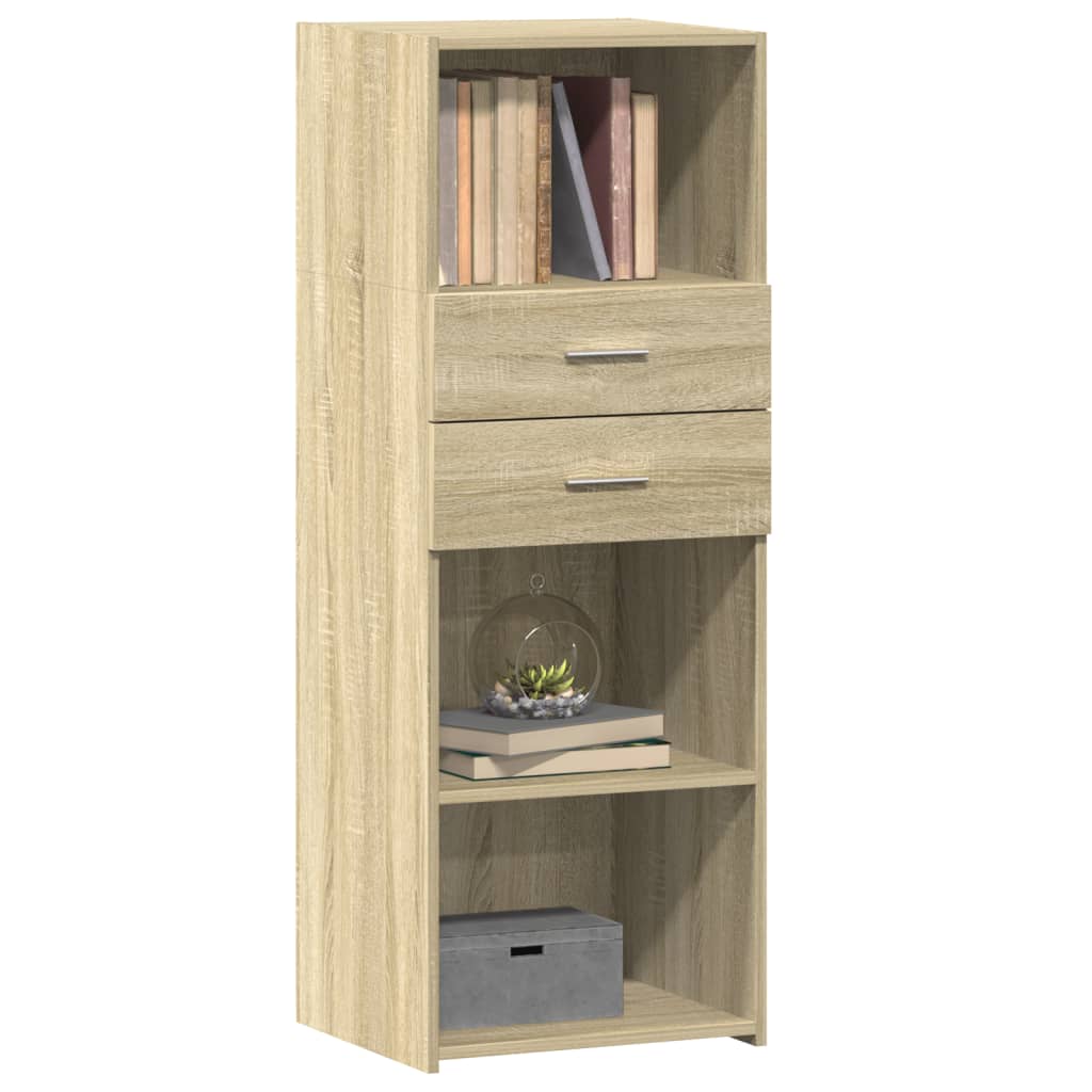 Credenza Rovere Sonoma 45x42,5x124 cm in Legno Multistrato 846168