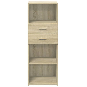 Credenza Rovere Sonoma 45x42,5x124 cm in Legno Multistrato 846168