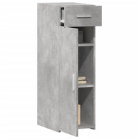 Credenza Grigio Cemento 30x42,5x93 cm in Legno Multistrato 846274