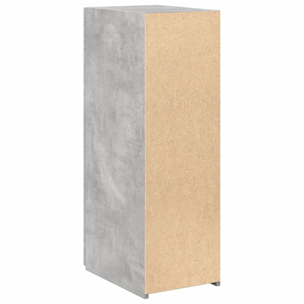 Credenza Grigio Cemento 30x42,5x93 cm in Legno Multistrato 846274