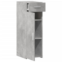 Credenza Grigio Cemento 30x42,5x93 cm in Legno Multistrato 846274