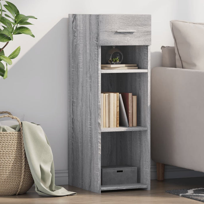 Credenza Grigio Sonoma 30x42,5x93 cm in Legno Multistrato 846311