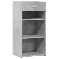 Credenza Grigio Cemento 45x42,5x93 cm in Legno Multistrato 846323