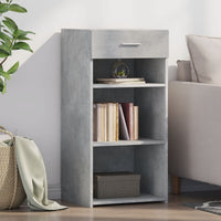 Credenza Grigio Cemento 45x42,5x93 cm in Legno Multistrato 846323