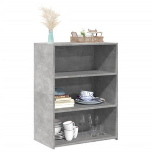 Credenza Grigio Cemento 70x41x93 cm in Legno Multistrato 846372