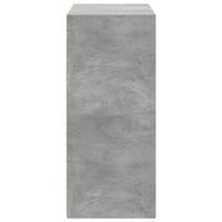 Credenza Grigio Cemento 70x41x93 cm in Legno Multistrato 846372