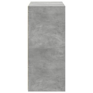 Credenza Grigio Cemento 70x41x93 cm in Legno Multistrato 846372