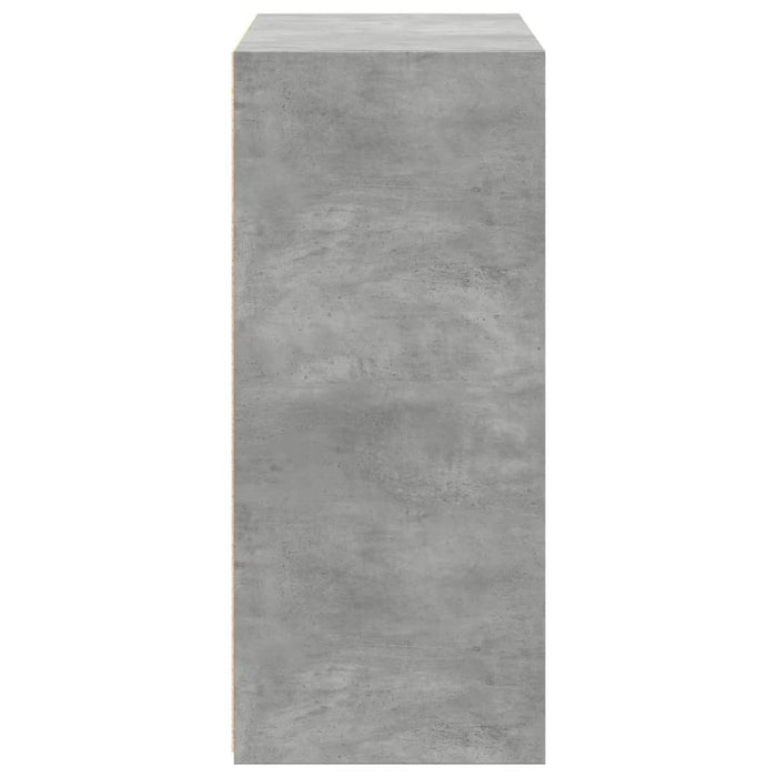 Credenza Grigio Cemento 70x41x93 cm in Legno Multistrato 846372