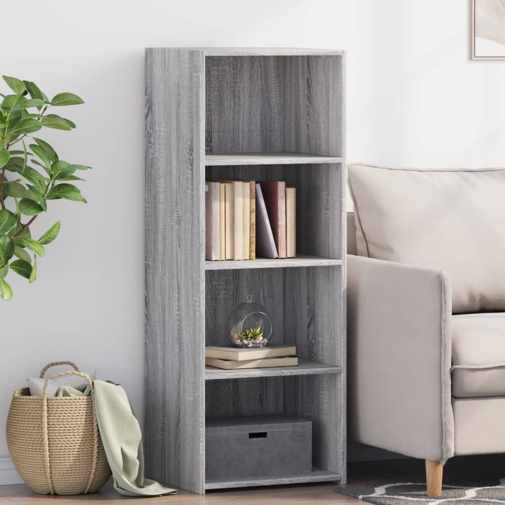 Credenza Grigio Sonoma 45x41x124 cm in Legno Multistrato 846395