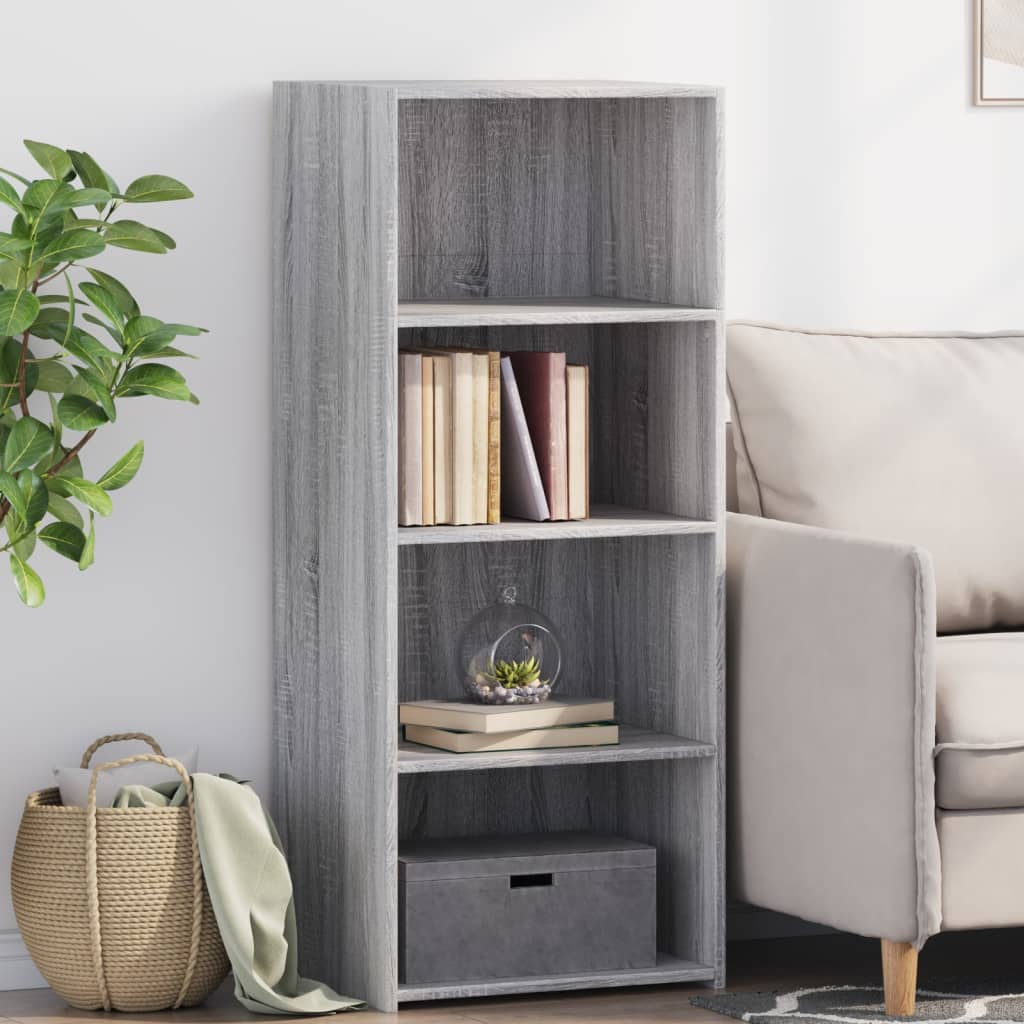 Credenza Grigio Sonoma 50x41x124 cm in Legno Multistrato 846402