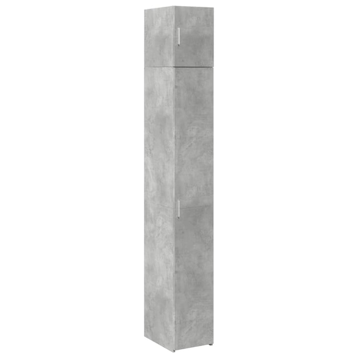 Mobile Sottile Grigio Cemento 30x42,5x225 cm in Truciolato 3281262