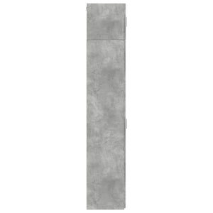 Mobile Sottile Grigio Cemento 30x42,5x225 cm in Truciolato 3281262