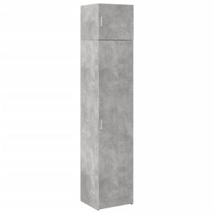 Mobile Sottile Grigio Cemento 45x42,5x225 cm in Truciolato 3281290