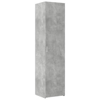 Mobile Sottile Grigio Cemento 45x42,5x225 cm in Truciolato 3281290