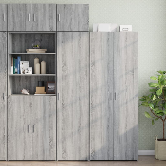 Mobile Sottile Grigio Sonoma 45x42,5x225 cm in Truciolato 3281292