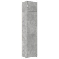 Mobile Sottile Grigio Cemento 50x42,5x225 cm in Truciolato 3281304