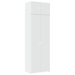 Mobile Portaoggetti Bianco 70x42,5x225 cm in Truciolato 3281322