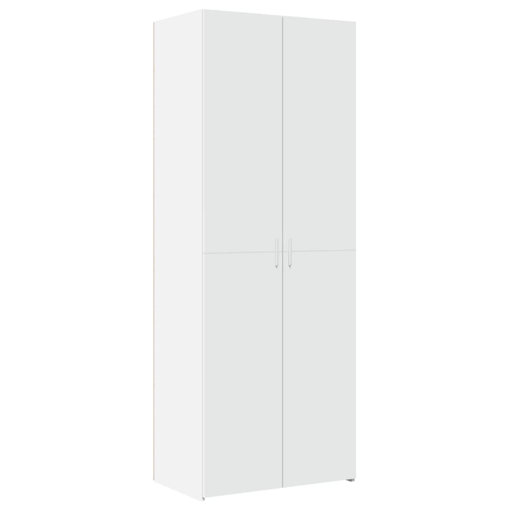 Mobile Portaoggetti Bianco 70x42,5x225 cm in Truciolato 3281322