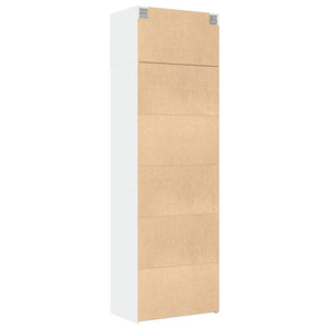 Mobile Portaoggetti Bianco 70x42,5x225 cm in Truciolato 3281322