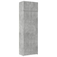 Armadietto Grigio Cemento 70x42,5x225 cm in Legno Multistrato 3281325