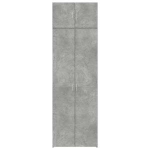 Armadietto Grigio Cemento 70x42,5x225 cm in Legno Multistrato 3281325