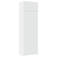 Mobile Portaoggetti Bianco 70x42,5x225 cm in Truciolato 3281329