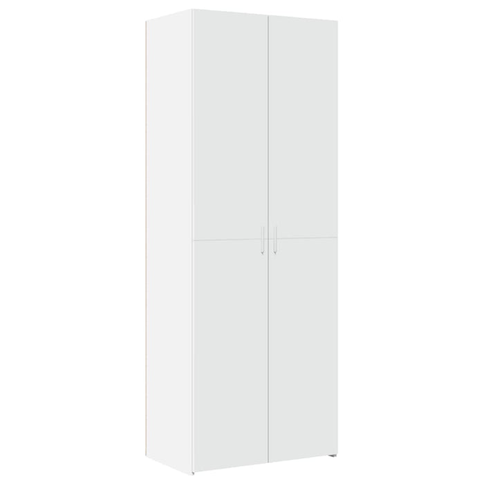 Mobile Portaoggetti Bianco 70x42,5x225 cm in Truciolato 3281329