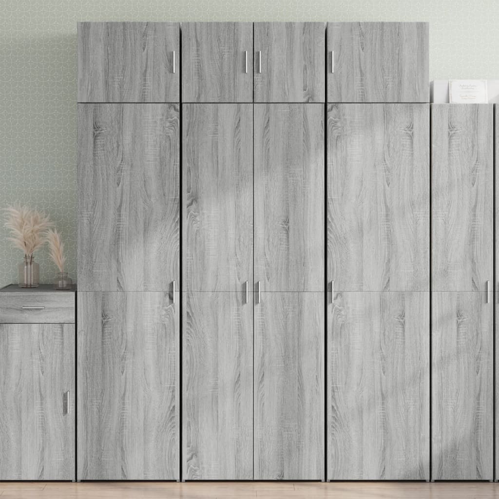 Armadietto Grigio Sonoma 70x42,5x225 cm in Truciolato 3281334