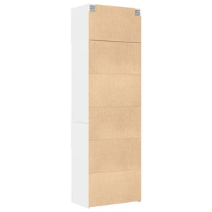 Mobile Portaoggetti Bianco 70x42,5x225 cm in Truciolato 3281336